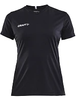 Squad Go Jersey Solid W Dámské sportovní tričko s výstřihem do V model 22468991 black - Craft Teamwear Squad Go Jersey Solid W Dámské sportovní tričko s výstřihem do V model 22468991 black - Craft Teamwear
