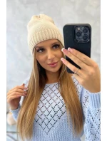 Dámska čiapka Berry K344 beige