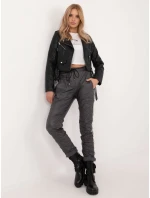 Spodnie DHJ SP model 20576477 grafitowy - FPrice