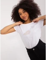 Bluzka RV BZ model 19734888 biały - FPrice Bluzka RV BZ model 19734888 biały - FPrice