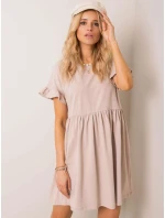 Šaty RV SK model 14841879 béžová - FPrice Šaty RV SK model 14841879 béžová - FPrice