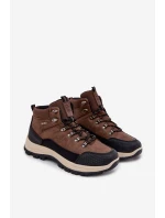Pánske trekové topánky Big Star - hnedé Pánske trekové topánky Big Star - hnedé