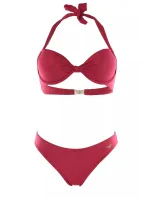 Dámske dvojdielne plavky 262456 4R301 01975 Raspberry - Emporio Armani