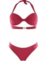 Dámske dvojdielne plavky 262456 4R301 01975 Raspberry - Emporio Armani