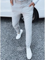 Pánské světle šedé kalhoty Dstreet model 21977213 - FashionStreet Pánské světle šedé kalhoty Dstreet model 21977213 - FashionStreet