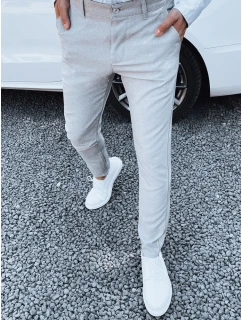 Pánské světle šedé kalhoty Dstreet model 21977213 - FashionStreet