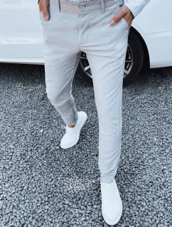 Pánské světle šedé kalhoty Dstreet model 21977213 - FashionStreet