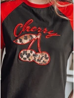 Dámske tričko s 3D efektom CEKINKA black FashionStreet RY2865