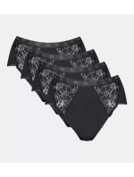 sloggi Chic Midi 4P - BLACK - SLOGGI BLACK - SLOGGI