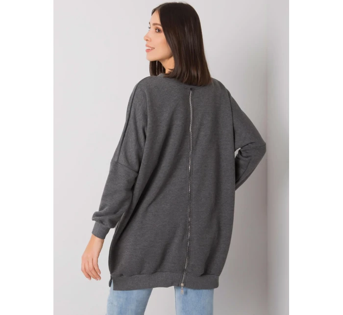 Tunika RV TU model 16292412 tmavě šedá - FPrice Tunika RV TU model 16292412 tmavě šedá - FPrice