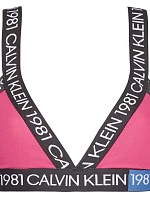 Podprsenka bez kostice QF5447E-8ZK růžovočierna Calvin Klein