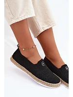 Dámské espadrilly 13659 černé - Vinceza Dámské espadrilly 13659 černé - Vinceza