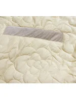 Tenká dámská bunda v krémové barvě s ozdobným prošíváním model 15834460 - Ann Gissy