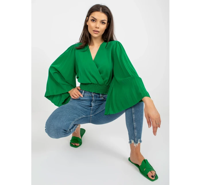 Halenka DHJ BZ model 18408672 zelená - FPrice Halenka DHJ BZ model 18408672 zelená - FPrice