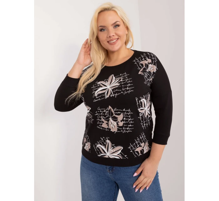 Blúzka RV BZ 9182.14 čierna farba