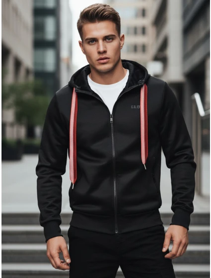Pánská mikina s kapucí černá Dstreet model 21982570 - FashionStreet