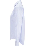 Women keprová halenka s dlouhým rukávem blue model 22442360 - NEOBLU