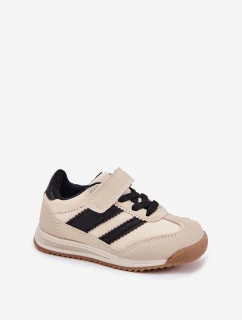 Dziecięce Sneakersy Buty Sportowe Na Rzep Beżowe Viona