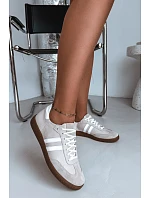 Zazoo N1068 Dámske kožené nízke tenisky Beige Zazoo N1068 Dámske kožené nízke tenisky Beige
