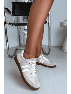 Zazoo N1068 Dámske kožené nízke tenisky Beige
