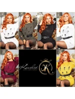 Pletený dlouhý svetr model 20557261 světle šedý - Koucla Pletený dlouhý svetr model 20557261 světle šedý - Koucla