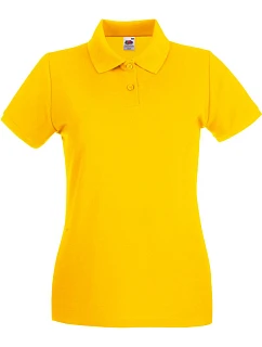 Fruit of the Loom Lady-Fit Premium Polo Dámske piqué polo 16.3030 slnečnica