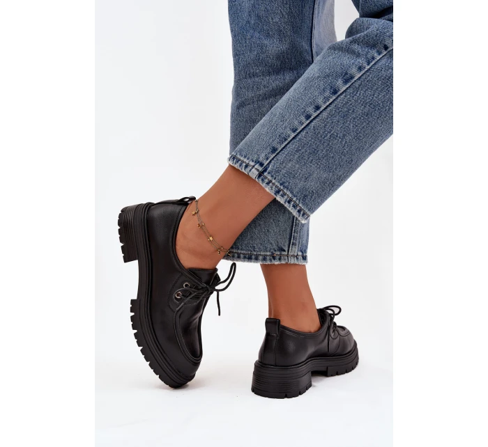 Dámské polobotky z eko kůže černé model 21747692 - Boto Dámské polobotky z eko kůže černé model 21747692 - Boto