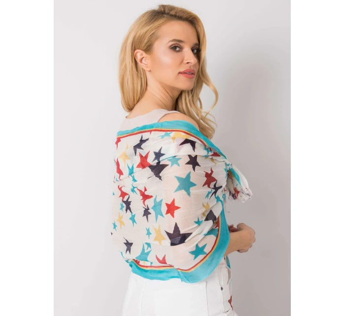 Šatka AT CH 1237 biela a modrá Šatka AT CH 1237 biela a modrá