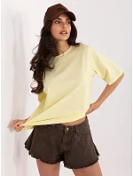 T shirt RV TS model 22097915 jasny żółty - FPrice