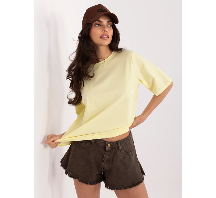 T shirt RV TS model 22097915 jasny żółty - FPrice