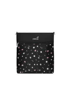 Dámska crossbody taška na kočík Vuch Amma Flowers Black