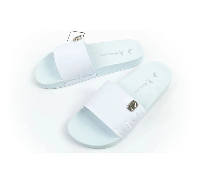 Pánské sportovní žabky model 22114893 Slide pohodlné modré pantofle - Rider