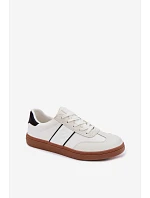 Pánské Sneakers Big Star model 22046222 Bílé - Big Star Shoes Pánské Sneakers Big Star model 22046222 Bílé - Big Star Shoes