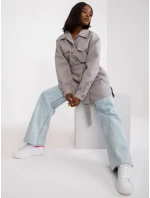 Dámska košeľa-LK-KS-508481.88-šedá Dámska košeľa-LK-KS-508481.88-šedá