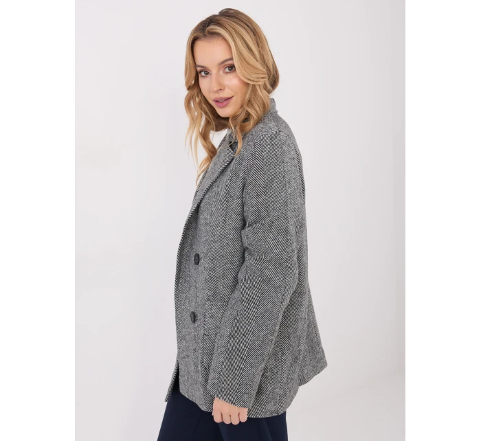 Bunda LK MA 510036.03 čierna a biela