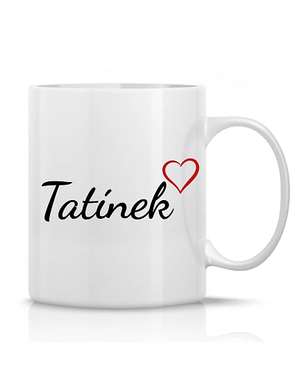 Daddy - klasický biely keramický hrnček 300 ml