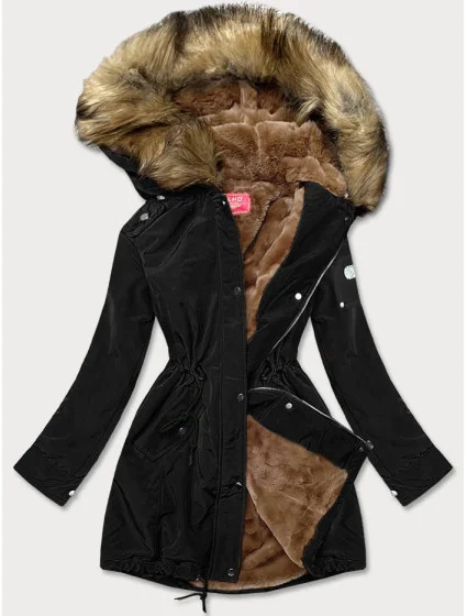 DAMSKA PARKA Z  CZARNA model 21243181 - LHD