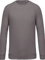 Kariban K 480 Pánska mikina s raglánovými rukávmi z bio bavlny 20.K480 storm grey