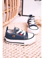 Dětské Klasické Tenisky Nízké BIG STAR model 21545373 Tmavě Modré - Big Star Shoes Dětské Klasické Tenisky Nízké BIG STAR model 21545373 Tmavě Modré - Big Star Shoes