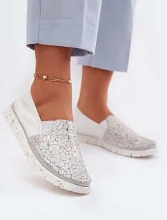 Dámské nazouvací kožené polobotky model 22100734 - Maciejka