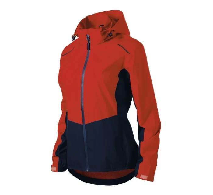 Dúhová bunda dámska červená