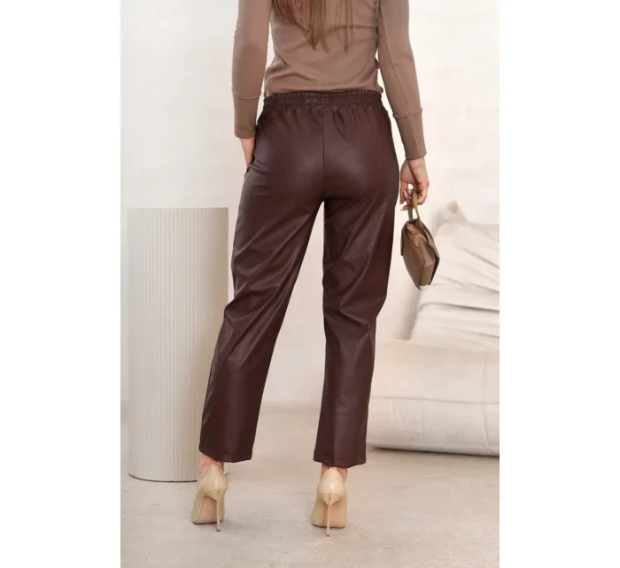 SPODNIE model 20687937 - OFF PINK