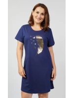 Dámska nočná košeľa s krátkym rukávom Pierko Dámska nočná košeľa s krátkym rukávom Pierko