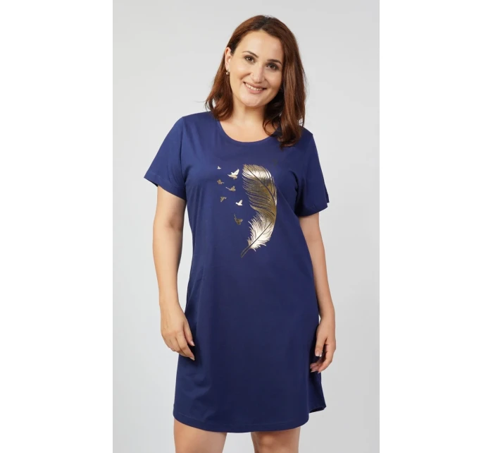 Dámska nočná košeľa s krátkym rukávom Pierko Dámska nočná košeľa s krátkym rukávom Pierko