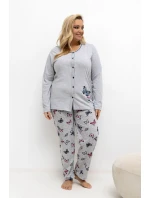 Pohodlné pyžamo pre plnoštíhly model 221199 Forever Pink