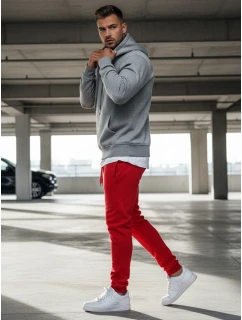 Pánské tepláky červené Dstreet model 21962570 - FashionStreet