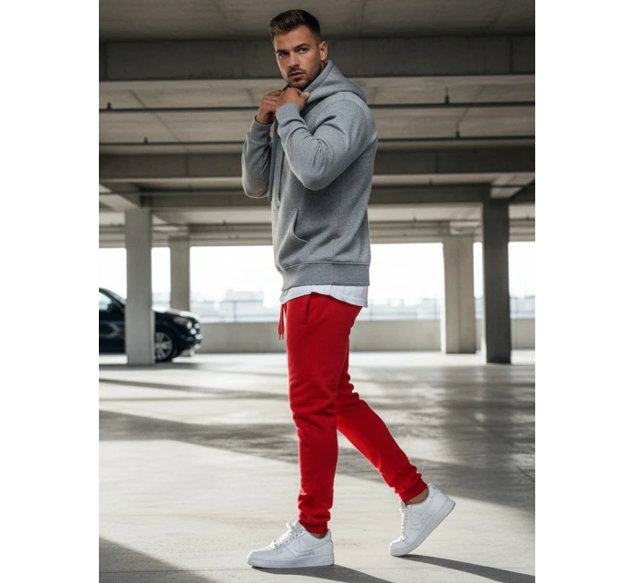 Pánské tepláky červené Dstreet model 21962570 - FashionStreet Pánské tepláky červené Dstreet model 21962570 - FashionStreet