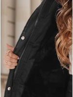 Dámska zimná bunda parka s kožušinou čierna FashionStreet TY5110