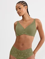 Dámska podprsenka Amourette W01 - GREEN - zelená 7855 - TRIUMPH