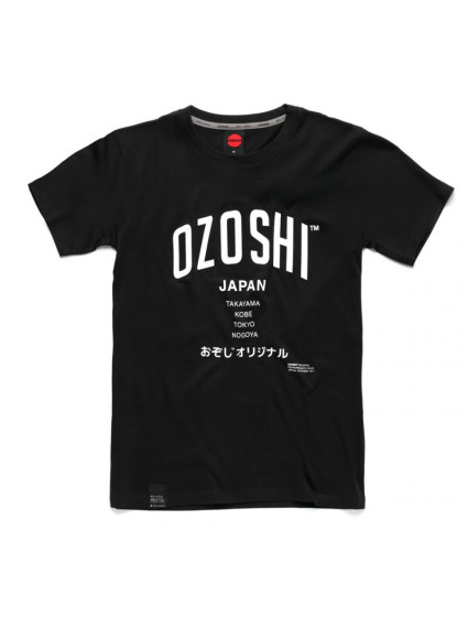 Pánské tričko Ozoshi Atsumi M Tsh tričko černé O20TS007
